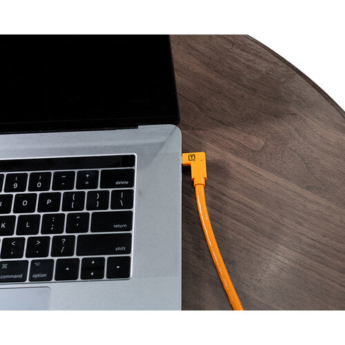 Tether Tools TetherPro Dual Right-Angle USB-C Cable (15', High-Visibility Orange) Tether Tools TetherPro Dual Right-Angle USB-C Cable (15', High-Visibility Orange)